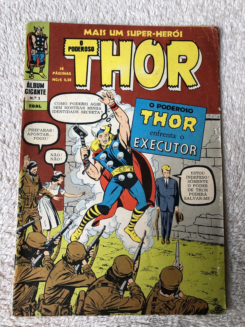 3° lote - O Poderoso Thor n° 1 (Ed. Ebal, formato americano)