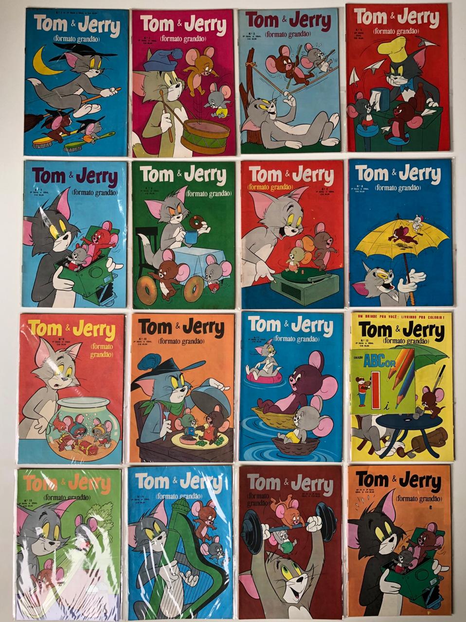 5° lote - Coleção Tom e Jerry – 2ª série (Ed. Ebal, formato americano)
